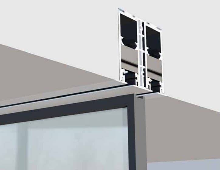 Application scenarios of magnetic levitation minimalist automatic doors