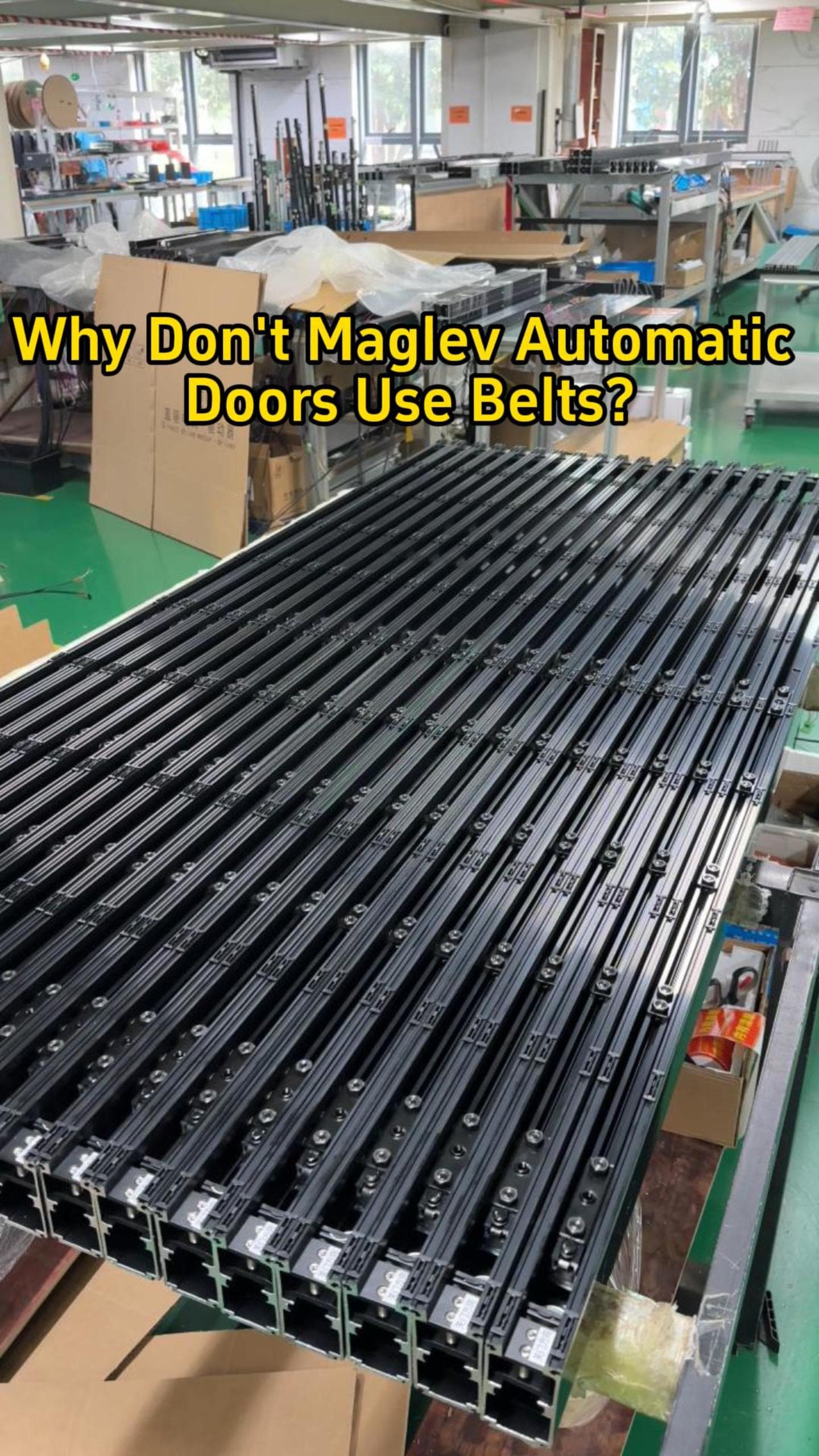 Why Don't Maglev Automatic Doors Use Belts?