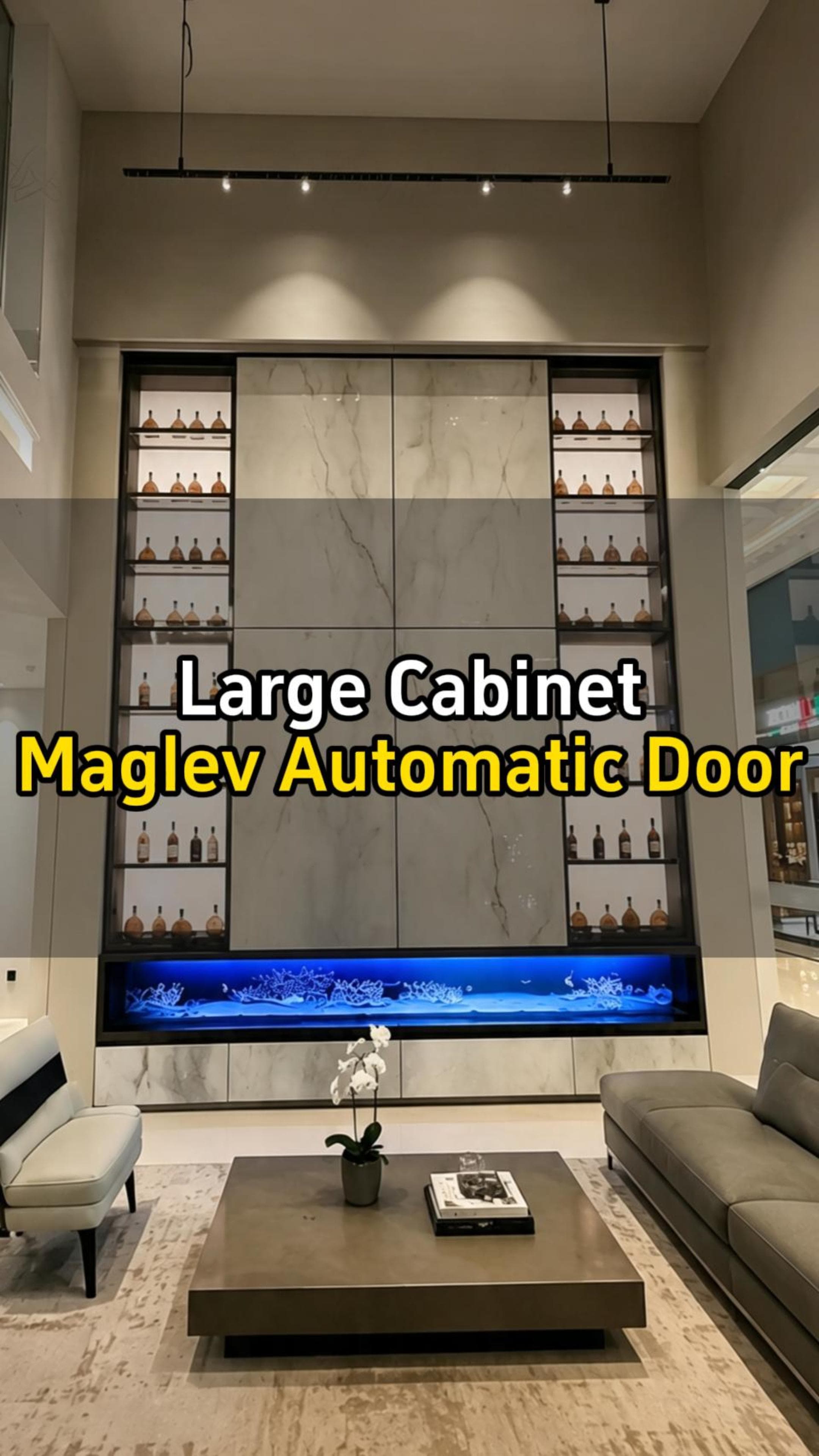 Can a Large Built-In Cabinet Have a Maglev Automatic Door?